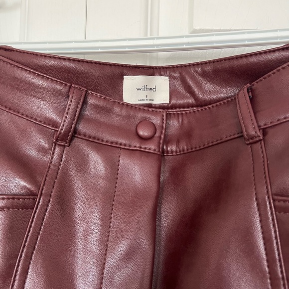 Wilfred Rebel Pants Burgundy - Picture 3 of 4